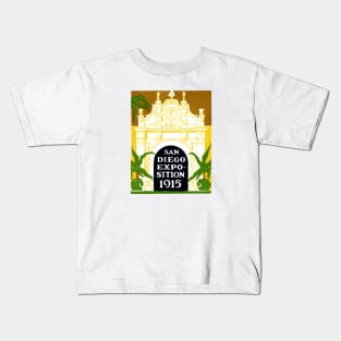 1915 San Diego California Expo Kids T-Shirt